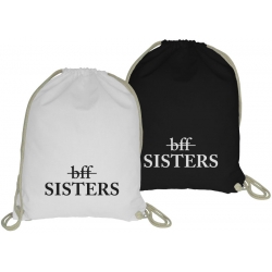 Zestaw plecaków worków ze sznurkiem dla przyjaciółek BFF Sisters